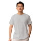 Men Solid Grey Regular Fit T-shirt